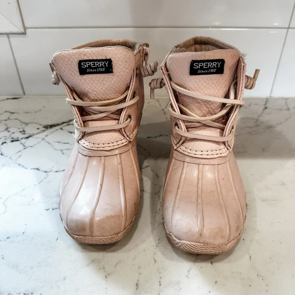 Blush sperry kids